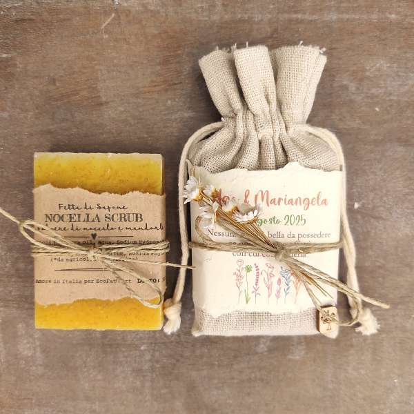 Bomboniera artigianale sapone bio profumato